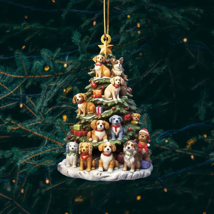 Rockin' Around The Guitar Christmas Tree Ornament