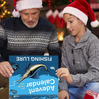 Fish Bait Advent Calendar - 24 Days Countdown Set