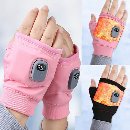 ✨Smart Thermostatic Heated Fingerless Gloves