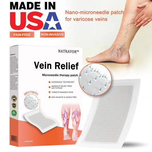 Natravor™ VeinEase Microneedle Therapy Patch
