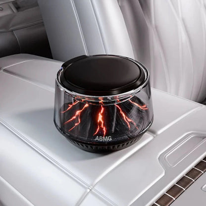 Solar-Powered Volcano & Glacier Car Air Freshener