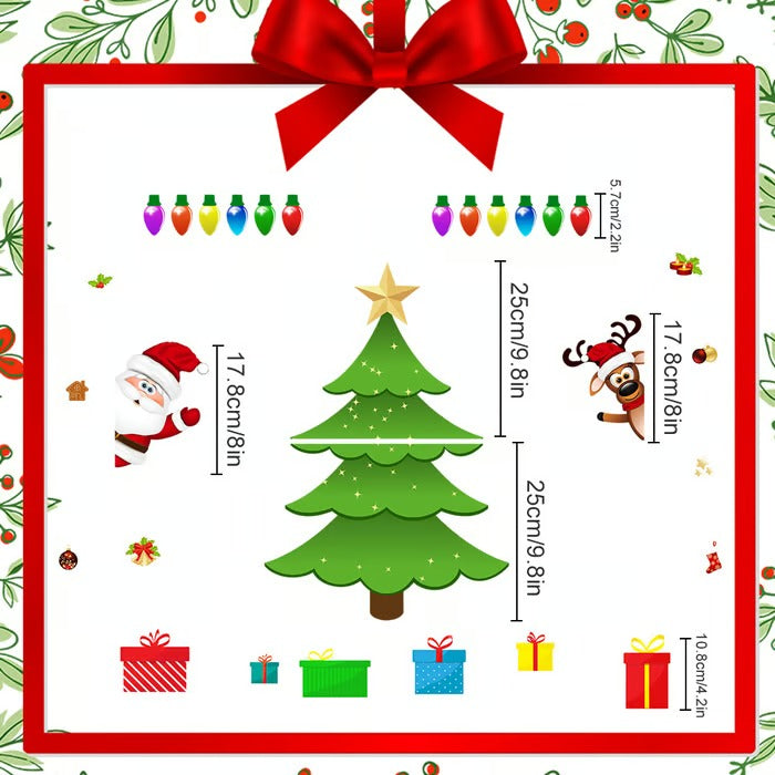 Reusable Christmas Magnetic Decals