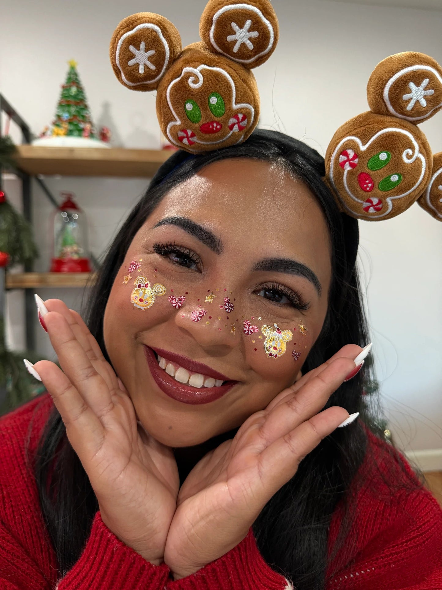 Christmas-Themed Freckle Tattoos