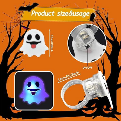 🎃 Hot Sale! 49% OFF –Halloween LED Glowing Rings 👻 Perfect Trick-or-Treat Alternative!