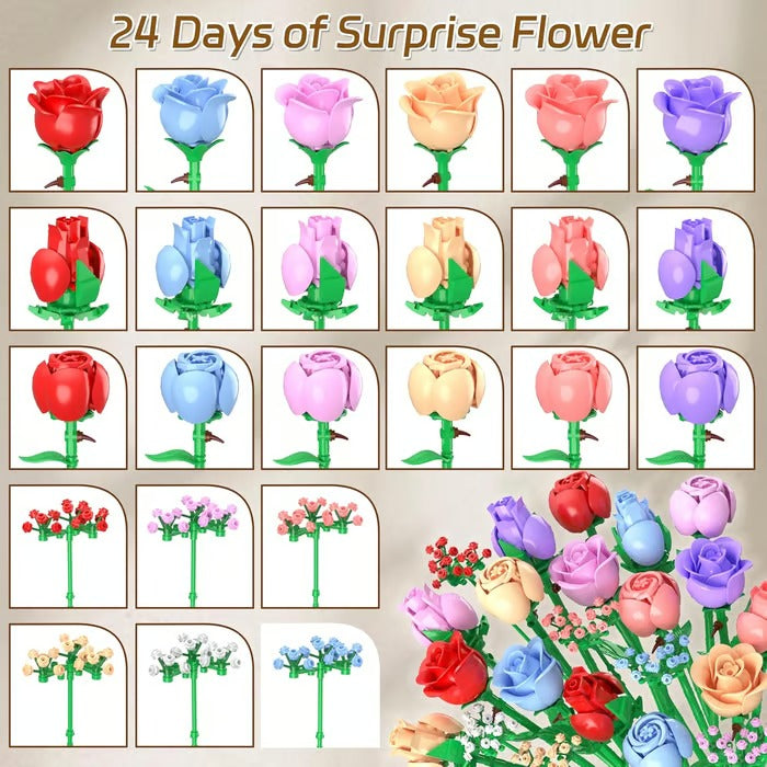 Flower Bouquet Advent Calendar 2025 – 24 Days of Blooming Surprises 🌹✨
