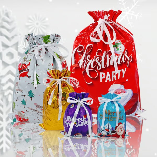 MerryPouch Christmas Drawstring Gift Bags