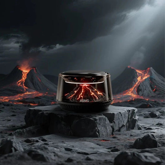 Solar-Powered Volcano & Glacier Car Air Freshener