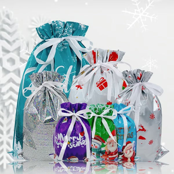 MerryPouch Christmas Drawstring Gift Bags