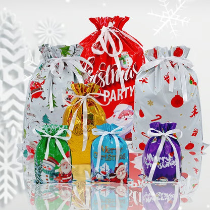 MerryPouch Christmas Drawstring Gift Bags