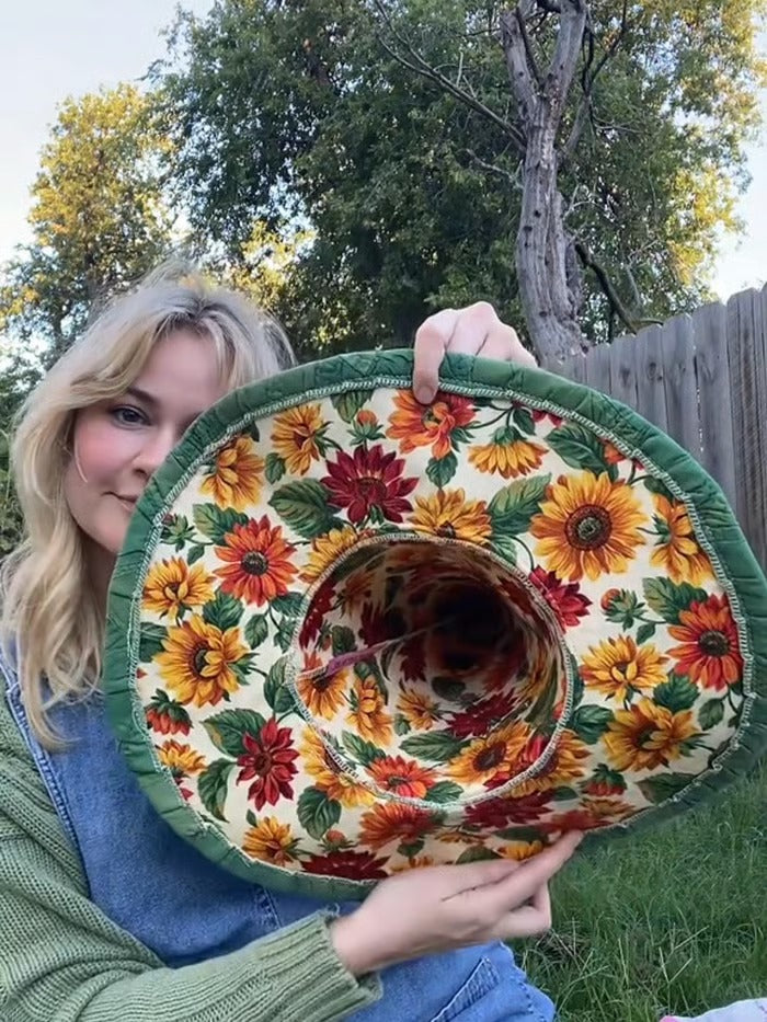 🔥Last Day 49% OFF - The Quilted Witch Hat | Handcrafted Folk Art Hat--BUY 2 FREE SHIPPING