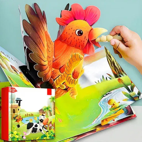 Kids' Animal-Themed Pop-Up Books