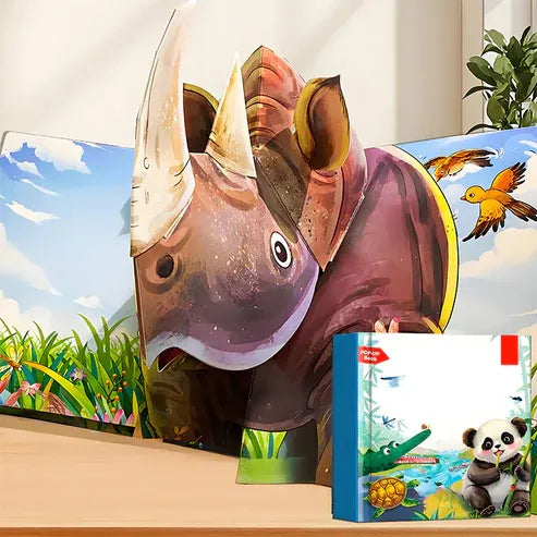 Kids' Animal-Themed Pop-Up Books