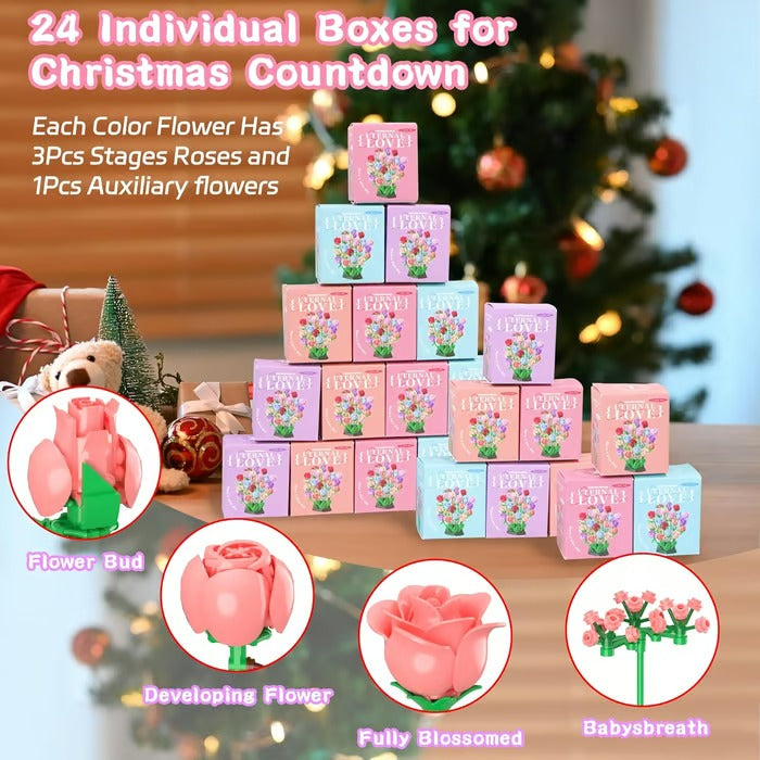 Flower Bouquet Advent Calendar 2025 – 24 Days of Blooming Surprises 🌹✨