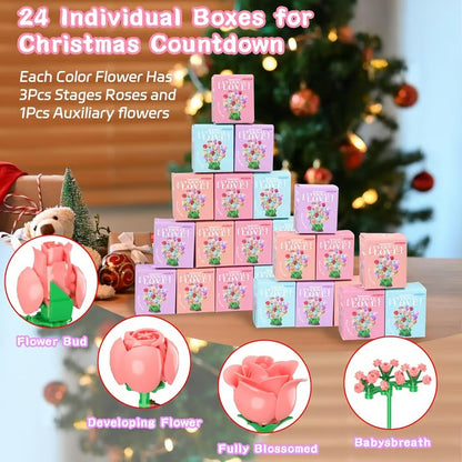 Flower Bouquet Advent Calendar 2025 – 24 Days of Blooming Surprises 🌹✨