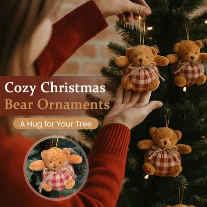 🐻 Cozy Christmas Bear Ornaments – A Hug for Your Tree