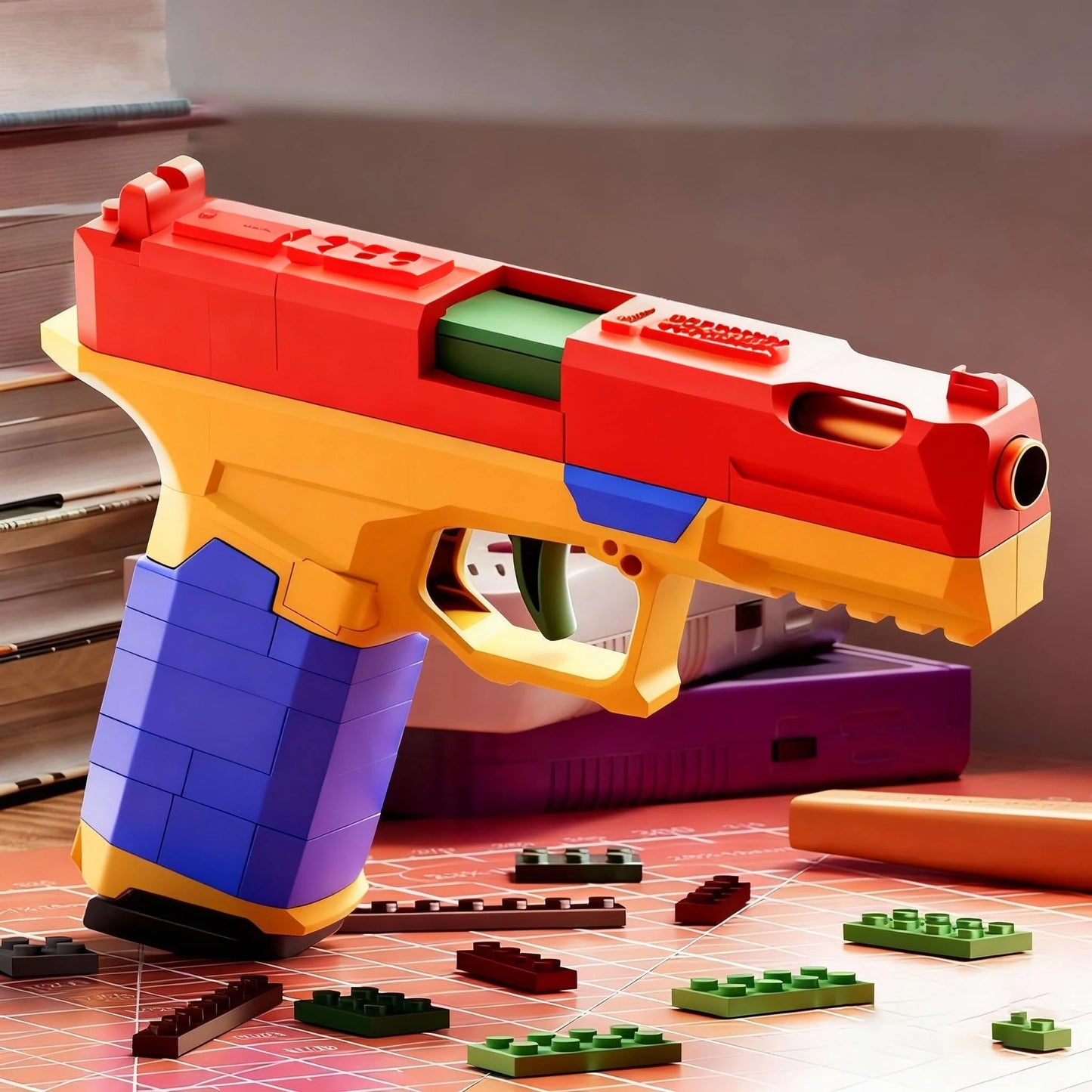 Tactical DIY Building Block Handle Set