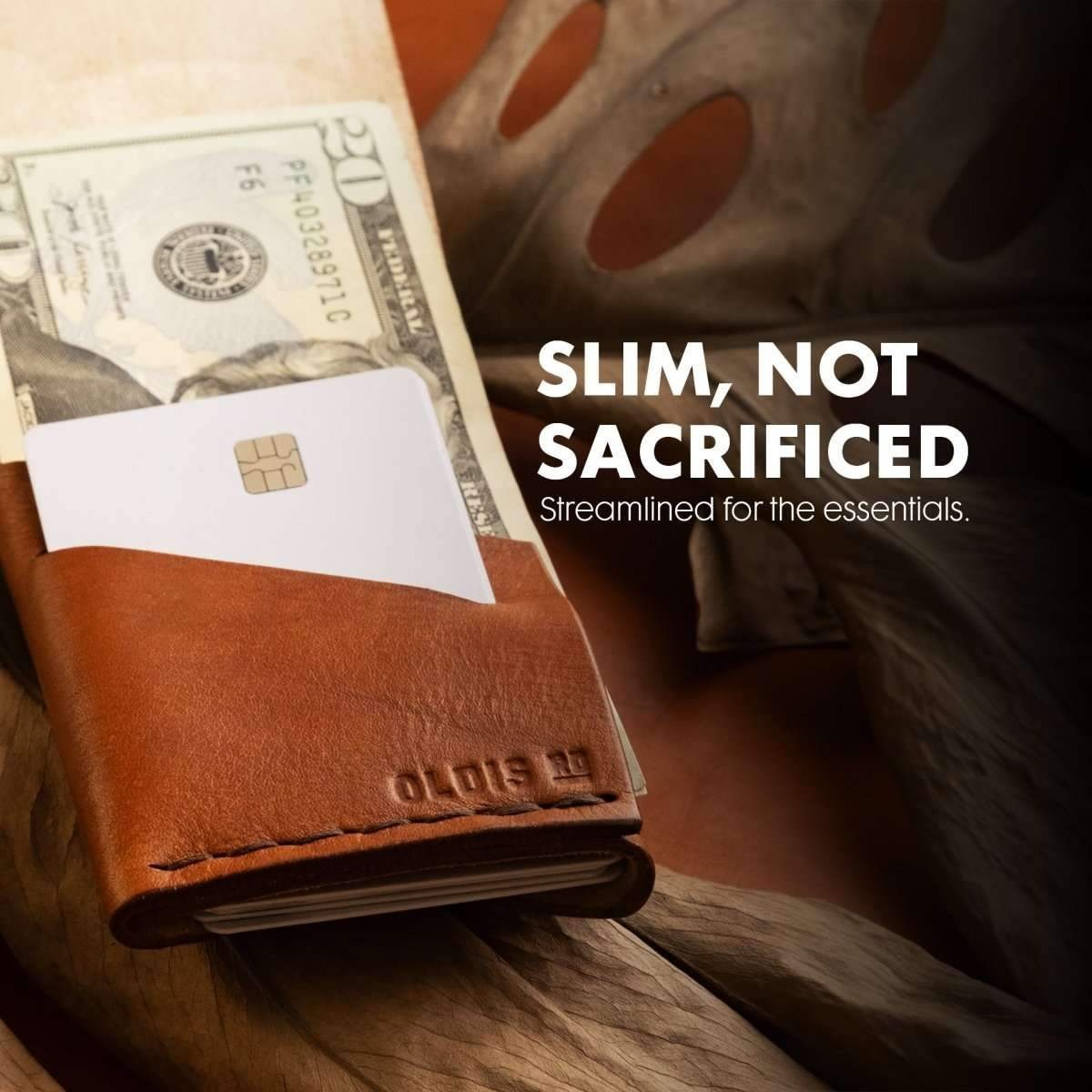 100% Handcrafted Genuine Leather Portable Wallet