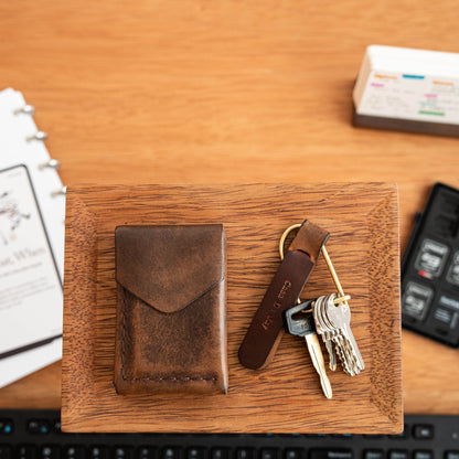100% Handcrafted Genuine Leather Portable Wallet