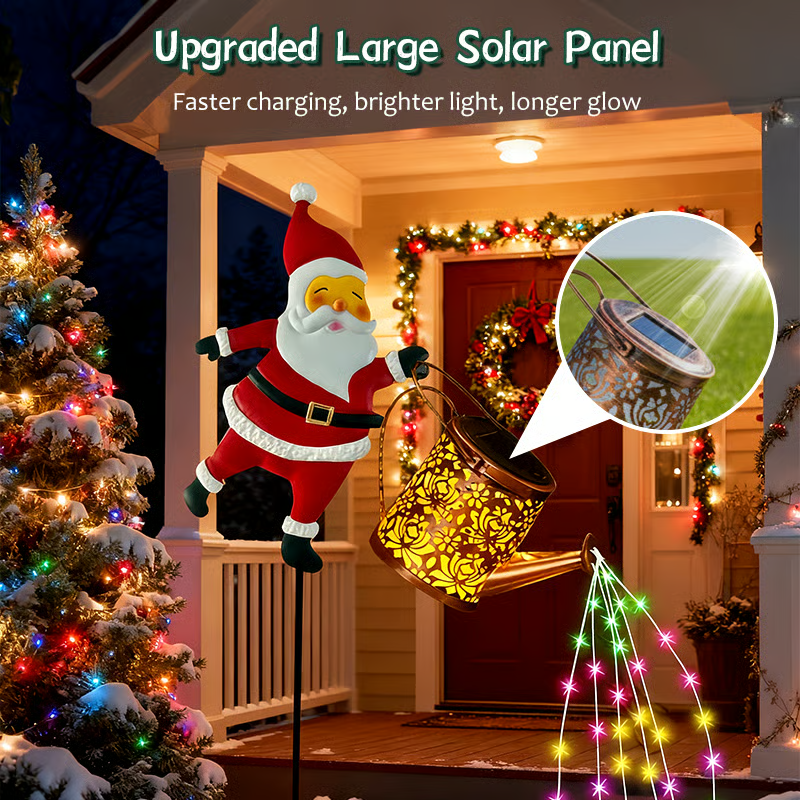 ⏰Solar Garden Light In The Shape Of Santa Claus🎅🎄