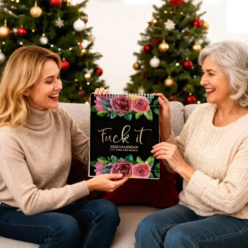 2026 FunnySwear Word Planner Monthly Calendar