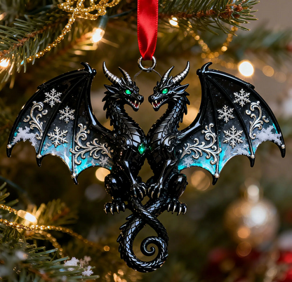 🔥3D Dragon Christmas Ornament – Unleash Magic & Power on Your Tree 🎄