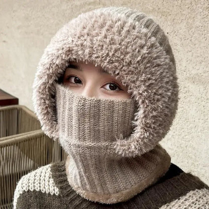 3-in-1 Winter Fleece Hat, Scarf & Mask Set