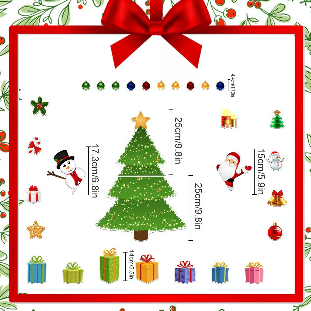 Reusable Christmas Magnetic Decals
