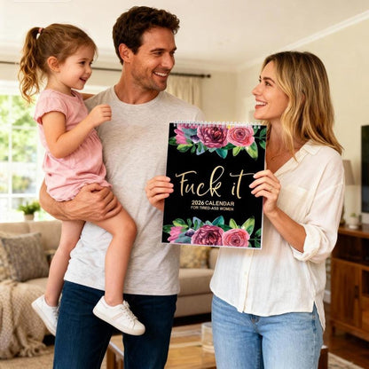 2026 FunnySwear Word Planner Monthly Calendar