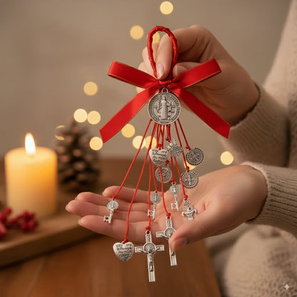 Handmade Saint Benedict Medal Charm