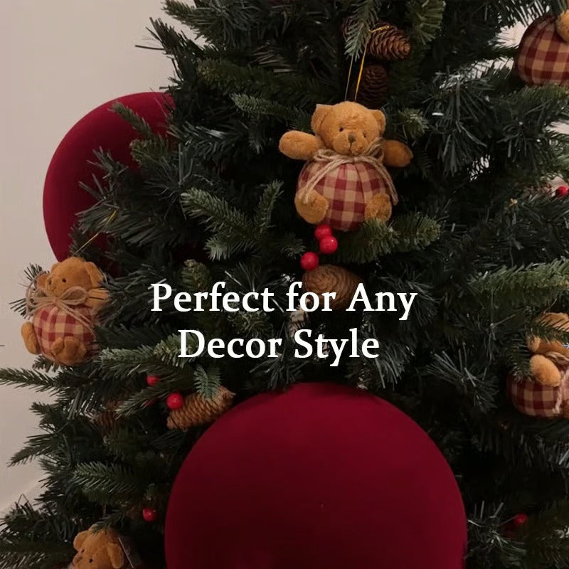 🐻 Cozy Christmas Bear Ornaments – A Hug for Your Tree