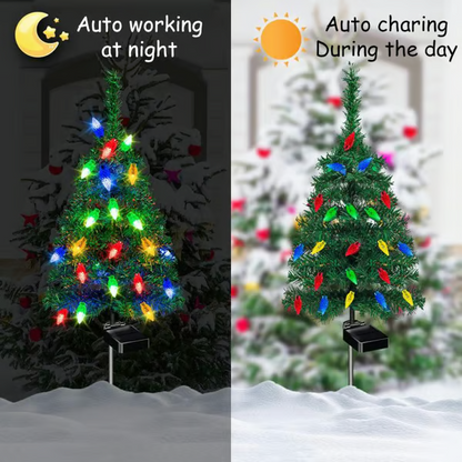Solar Christmas Tree Light