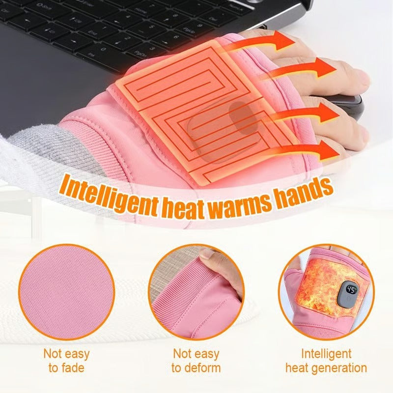 ✨Smart Thermostatic Heated Fingerless Gloves