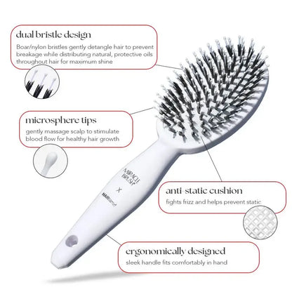 ✨HAIRtamin Miracle Brush✨ – Viral 5x Sold Out Paddle Brush for Smooth, Shiny & Healthy Hair 💆‍♀️💖