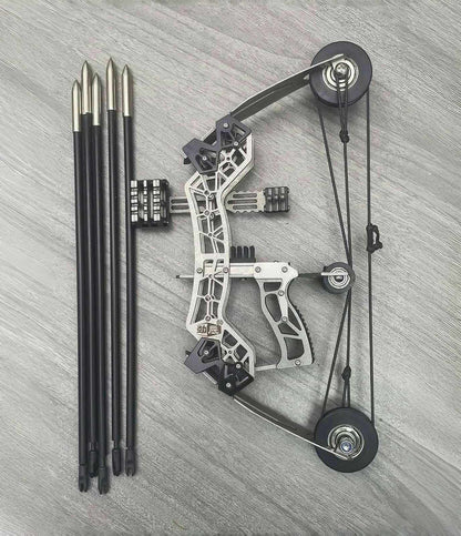 🎯10.2-inch Stainless Steel Mini Composite Bow