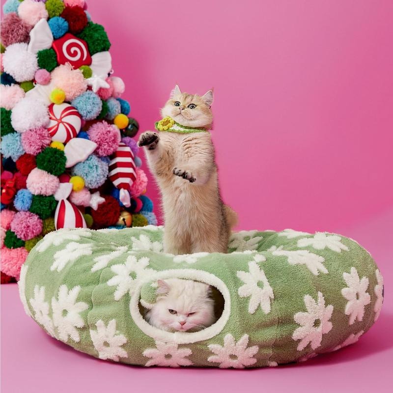 Lesure Cat Tunnel Bed — The Cutest Hideaway Your Kitty Will Ever Love! 🐱💤