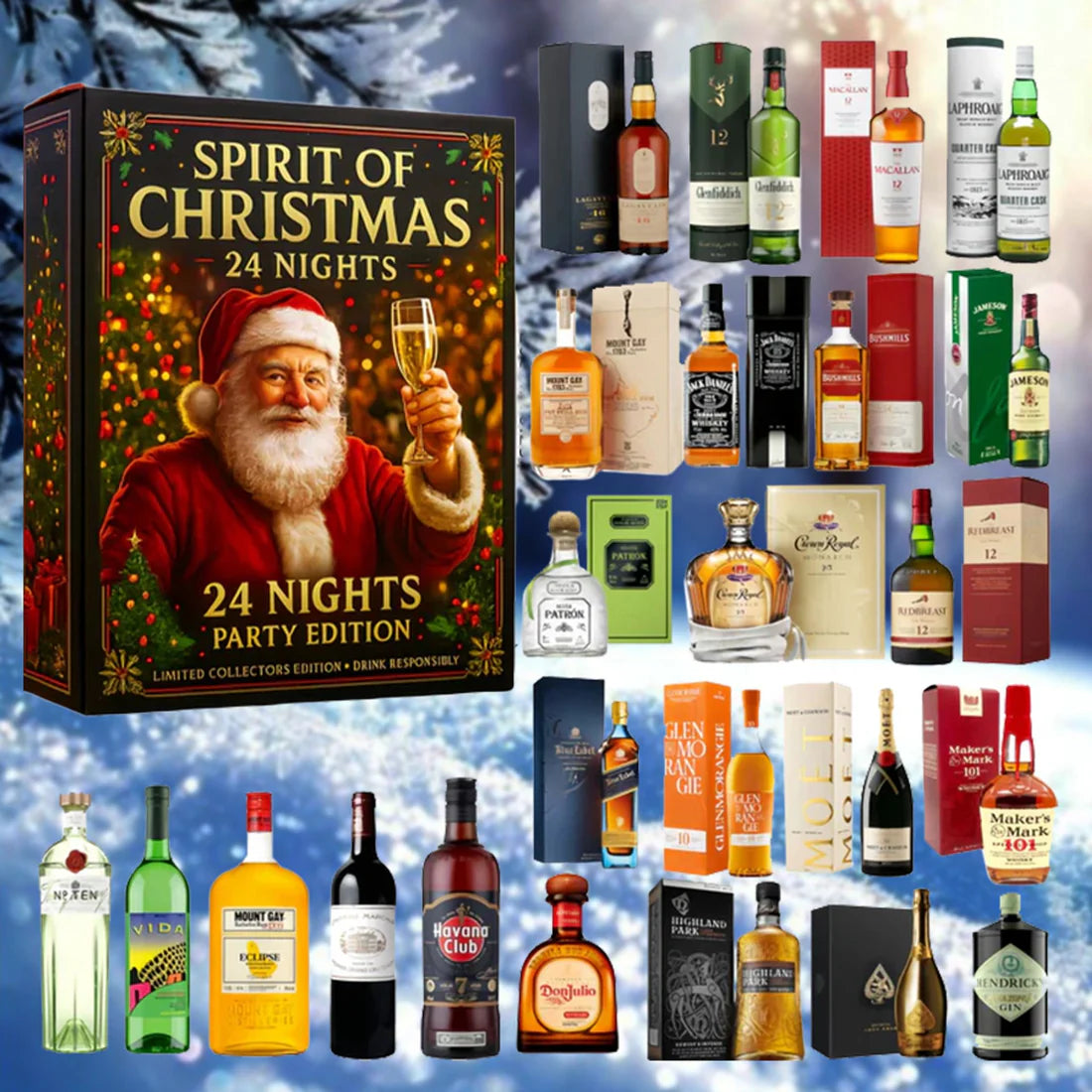 🎄A Gift For The Christmas Season🔥2025 Whiskey Christmas Advent Calendar